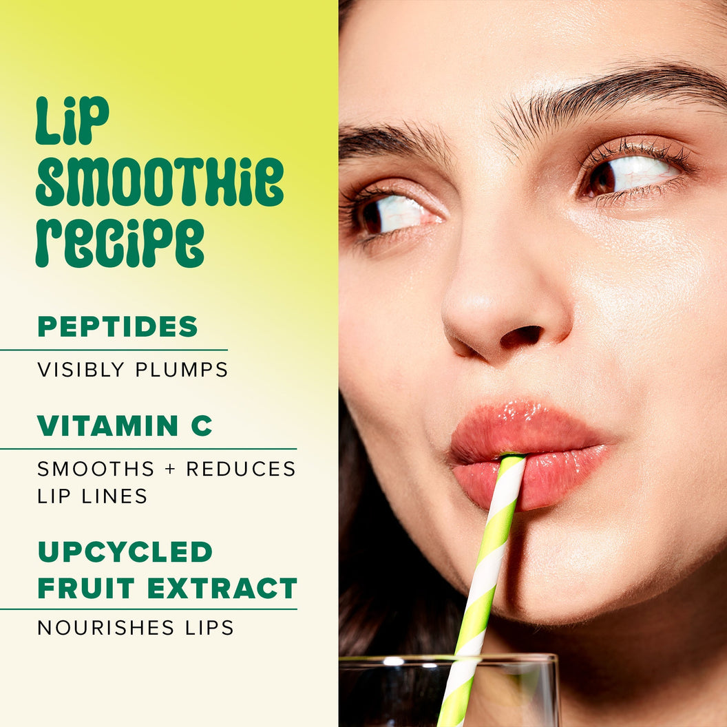 Pear Kiwi Lip Smoothie Infographic