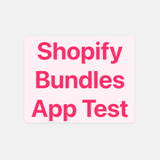 Static bundle test