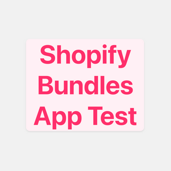 Static bundle test