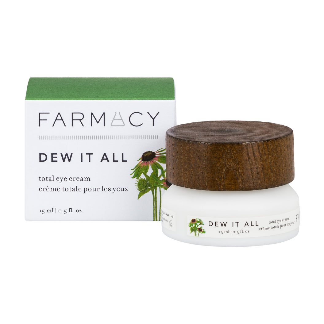Farmacy's Dew it all packaging and bottle