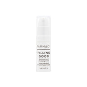 A bottle of Farmacy's Filling Good Mini Hyaluronic Acid Plumping Serum