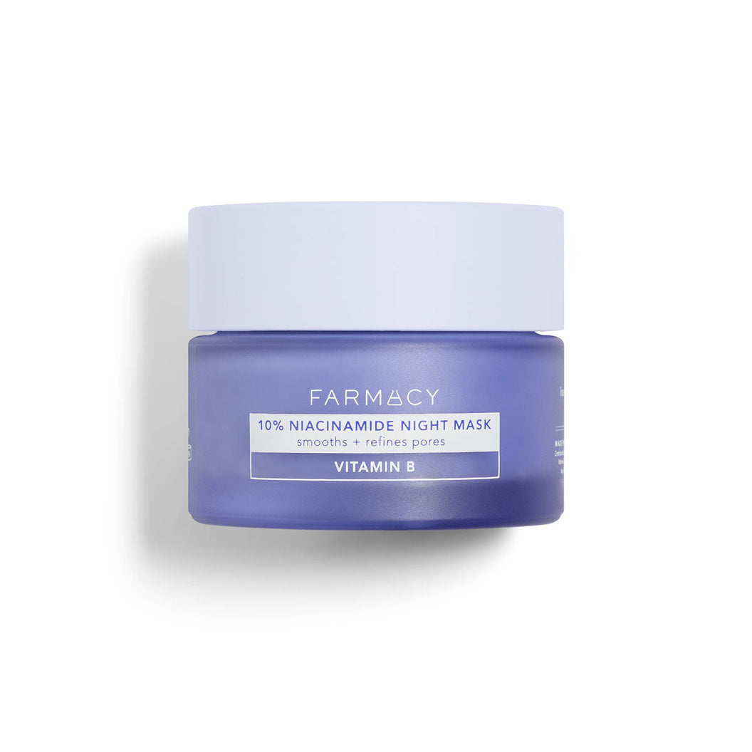 A bottle of the 10% Niacinamide Night Mask