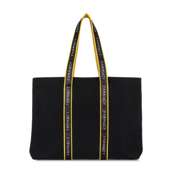 Farmacy XL Black Canvas Tote