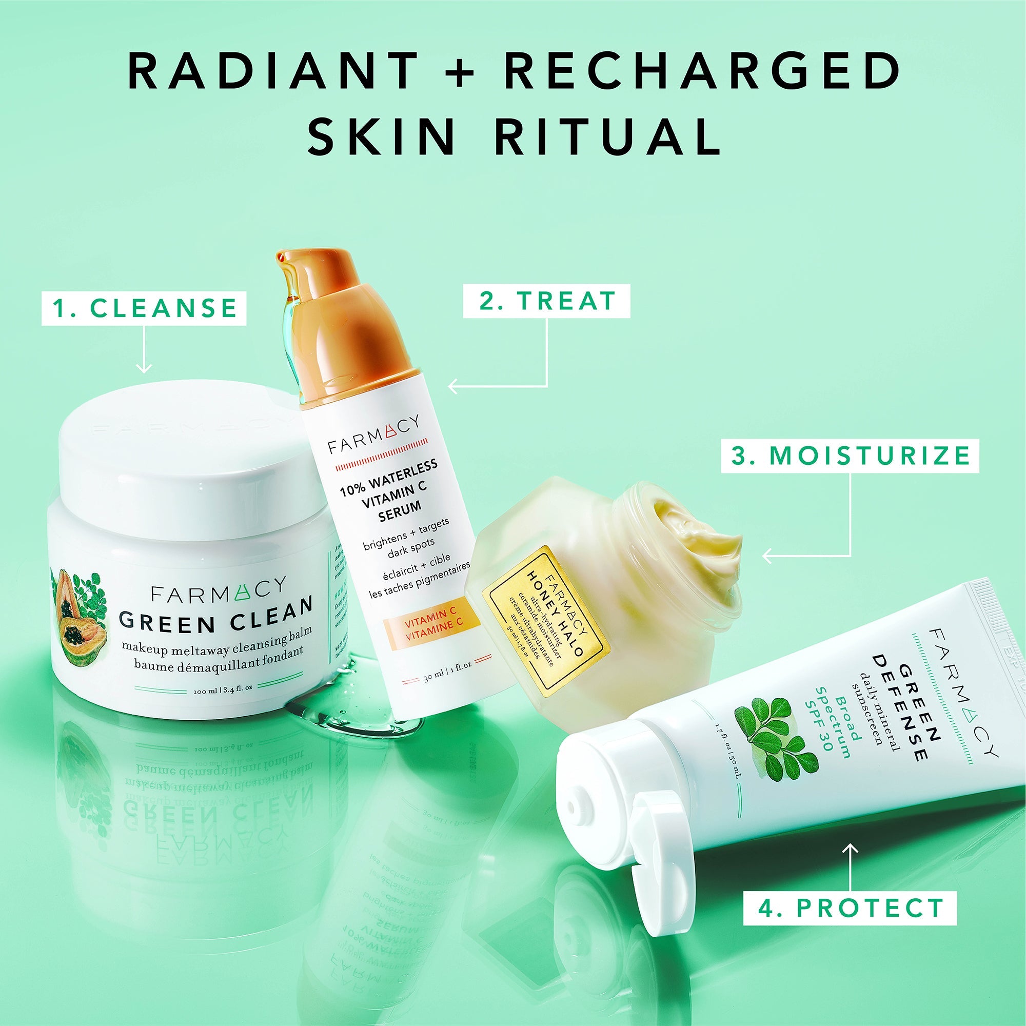 Green Defense skin ritual